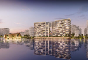Dubai South_Azizi Venice_B 001_Water View Evening_03